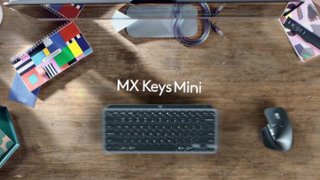 Logitech MX Keys Mini TKL Wireless Bluetooth Scissor Keyboard with