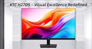 KTC H27D9 27 Inch Gaming Monitor, 2K QHD 1440P, IPS 100Hz/120Hz