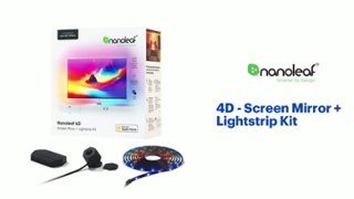 Nanoleaf 4D Screen Mirror + Lightstrip Kit (For TVs and Monitors