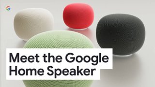 Google Home Speaker (Coming Spring 2026) Smart Speaker with Gemini