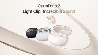 Shokz OpenDots 2 Open Ear Clip On True Wireless Bluetooth Earbuds