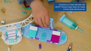 LEGO Disney Frozen Elsa's Ice Castle & Snow Ride Adventure 43281