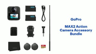 GoPro MAX2 Action Camera Accessory Bundle Black CHDFZ-311-TH