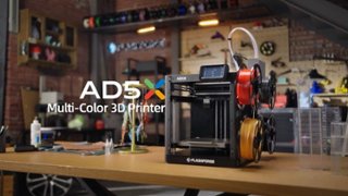 Flashforge AD5X 3D Printer Bundle with 4 Rolls PLA Multicolor