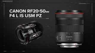 Canon RF20 50mm F4 L IS USM Power Zoom Standard Angle Zoom Lens
