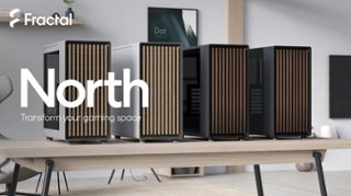 Fractal Design North Charcoal Black with Walnut Front and Mesh