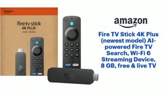 Amazon Fire TV Stick 4K Plus (newest model) AI powered Fire TV