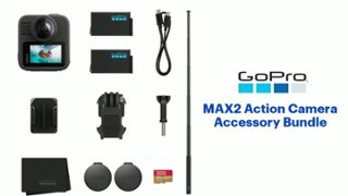 GoPro MAX2 Action Camera Accessory Bundle Black CHDFZ-311-TH