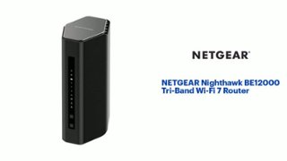 NETGEAR Nighthawk RS500 WiFi 7 Router – Bis Zu 12 Gbit/s, 3.000 M² Abdeckung, Für 120 Geräte
