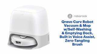 Roborock Qrevo Curv Robot Vacuum & Mop w/Self Washing & Emptying