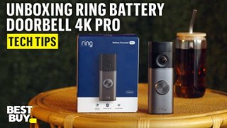 If リングライト 電池付き Ring Battery Doorbell Pro, Retinal 4K with wide angle video, 10x