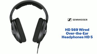 Sennheiser HD 569 Wired Over the Ear Headphones HD 5 Black HD 569
