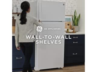 GE 21.9 Cu. Ft. Top Freezer Refrigerator with Garage Ready