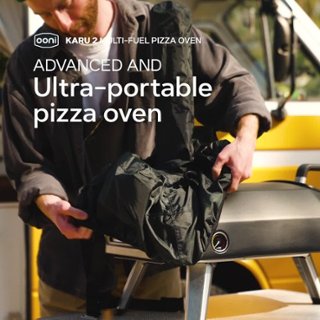 Ooni Karu 2 Multi Fuel Pizza Oven Black UU-P30300 - Best Buy