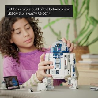 LEGO Star Wars R2 D2 Buildable Toy Droid for Display and Play