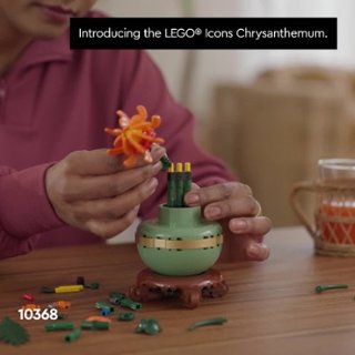 LEGO Icons Chrysanthemum Flower Décor Building Set 10368 6506048