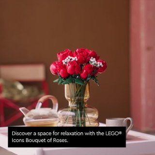 LEGO Icons Bouquet of Roses Build and Display Set 10328 6470462
