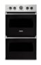 30" Viking Professional 5 Series Built-In Double Electric Convection Wall Oven - Onyx-Front_Standard