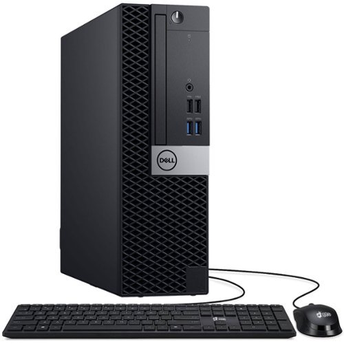 Dell - Refurbished Excellent - OptiPlex 7040 Desktop SFF Computer PC Intel-Core i5-6500 3.20GHz | 8GB DDR4 Ram | 256GB SSD | WiFi | KB & Mouse | Win 11 - Black-Front_Standard 