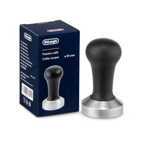 De'Longhi - 51mm Coffee Tamper - Black-Front_Standard 
