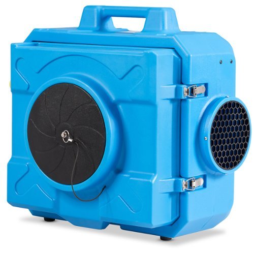 Costway - Industrial Commercial Hape Air Scrubber Negative Air Purifier 500-2000sq.ft - Blue-Front_Standard 