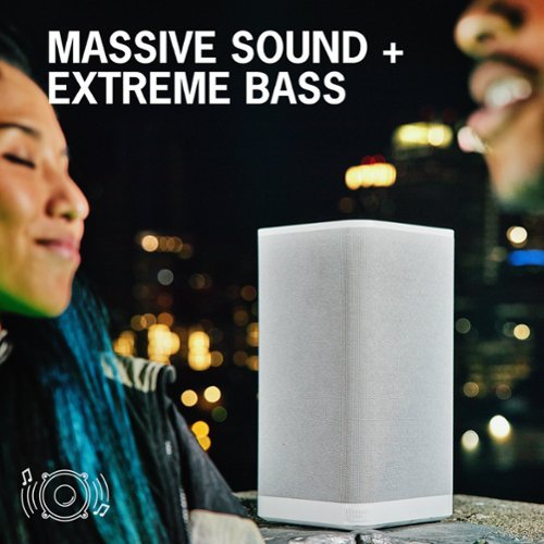 Ultimate Ears HYPERBOOM Portable Bluetooth Waterproof Party Speaker with Big Bass - White WORLDWIDE DELIVERY