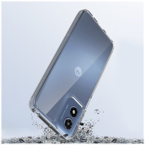 SaharaCase Hybrid-Flex Hard Shell Series Case for Motorola Moto G Play (2024) - Clear WHERE TO BUY