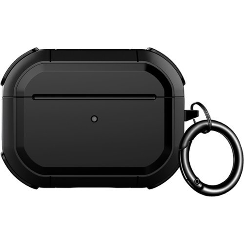 SaharaCase - DualShock Armor Series Case for Apple AirPods Pro (2nd Generation 2022) - Black-Front_Standard 