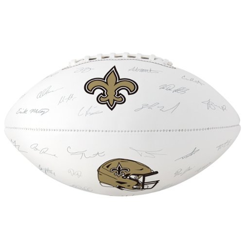Logo Brands - New Orleans Saints 2023 Autograph Signature Football - Multicolor-Front_Standard 