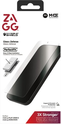 ZAGG Glass+ Defense Motorola Moto G Play 2026 - Clear HOW TO BUY