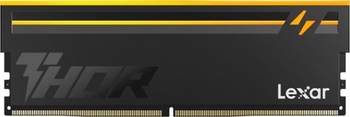 Lexar - THOR Series RGB DDR5 RAM, 32GB Kit (2x16GB) 6000 MT/s, C38, Support Intel XMP 3.0 & AMD EXPO, 1.35V - Black