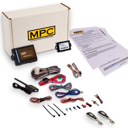 MPC - Complete 1-Button Remote Start Kit For 2001-2003 Ford Ranger - Black-Front_Standard 