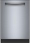 Bosch - 500 Series 24" Top Control Smart Built-In Stainless Steel Tub Dishwasher with 3rd Rack and AutoAir, 44 dBA - Stainless Steel-Front_Standard
