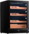 NewAir - Refurbished Electric Cigar Humidor w/ Built-in Humidification - Black-Front_Standard