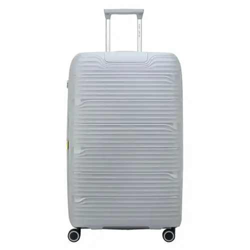 Front. Delsey - Dune Large Expandable Spinner Luggage - Lunar Rock.