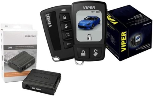 Viper - 5908V 2Way LCD Security and Remote Start System Bundled with + (1) DB3 Bypass Interface Module - Blavk-Front_Standard 