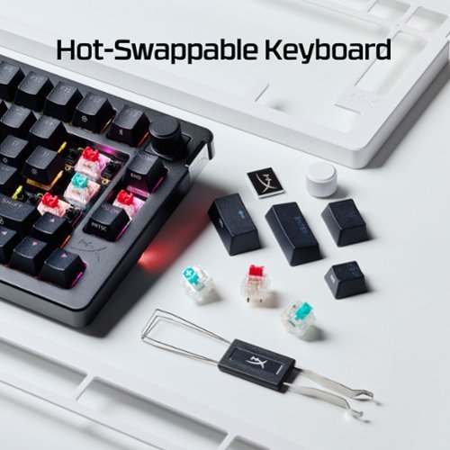 HyperX Alloy Rise 75 Wireless Mechanical Gaming Keyboard with RGB Lighting and Hot-Swappable Switches - Black HOW TO BUY