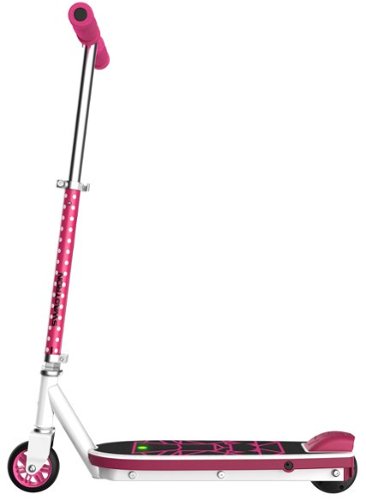 Swagtron - SK1 Electric Scooter for Kids w/ Kick-Start Motor - Pink-Front_Standard 