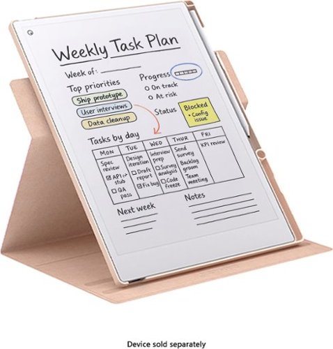 SaharaCase Venture Series Bi-Fold Folio Case for reMarkable Paper Pro - Pastel Pink BUY IN EUROPE