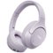 TOZO - HT3 Wire/Wireless AI Noise Cancel Over Ear Bluetooth 6.0 Headphone, 90H, Hi-Res, APP 32EQ, Foldable Adjustable Headband - Purple-Front_Standard