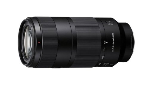Sony - FE 100-400mm F5.6-8 OSS Telephoto Zoom Lens - Black