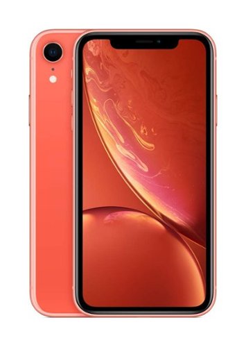 Apple - Refurbished Excellent - iPhone XR A1984 (Fully Unlocked) 64GB - Coral-Front_Standard 