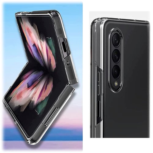 SaharaCase Hybrid-Flex Hard Shell Case for Samsung Galaxy Z Fold4 - Clear HOW TO BUY