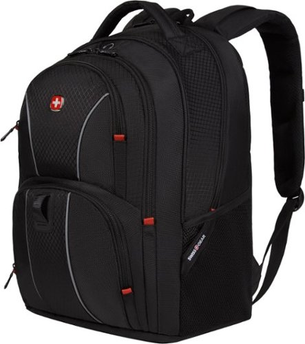 SwissGear SA1010 Laptop Backpack - Black WORLDWIDE DELIVERY
