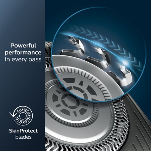 Philips Norelco Shaver 5300, Rechargeable Wet & Dry Shaver with Pop-Up Trimmer - Deep Black WORLDWIDE DELIVERY