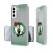 Keyscaper - NBA - Boston Celtics Linen Logo Galaxy Clear Case - S24 - Multicolor-Front_Standard