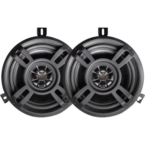 MB Quart Tuned 6-1/2 Convertible Car Speakers with Fiber Cones (Pair) - Black WORLDWIDE DELIVERY