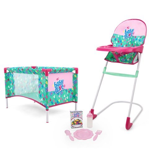 509 Crew - Baby Alive: At Home Set - 7pcs - Green, Pink, Hearts