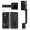 DESLOC - D110 Plus WiFi Smart Door Lock with Handle, Smart Keypad Deadbolt with APP Control and Fingerprint for Front Door - Black-Front_Standard