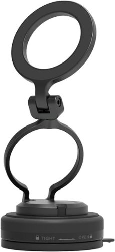 iOttie - iTap3 Magnetic Car Mount with Vacuum Suction, 360° Rotating, 4-Axis Adjustable, for MagSafe & Smartphones - Black